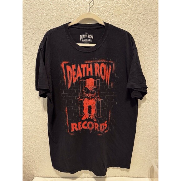 Death row Other - Death Row Records Mens T Shirt Size XL Black Short Sleeve